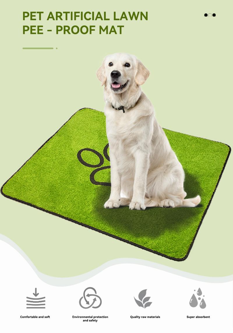 Waterproof Pet Mat, Quick-Dry Non-Slip Pad, Durable Cat Dog Bedding, Indoor Outdoor Use, Easy Clean, Suitable for Cats & Dogs