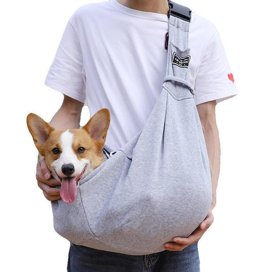 Pocket Storage Design Pet Carrier Bag, Hands Free Pet Carrier Sling, Pet Travel Bag, Pet Outdoor Supplies for Dog & Cat