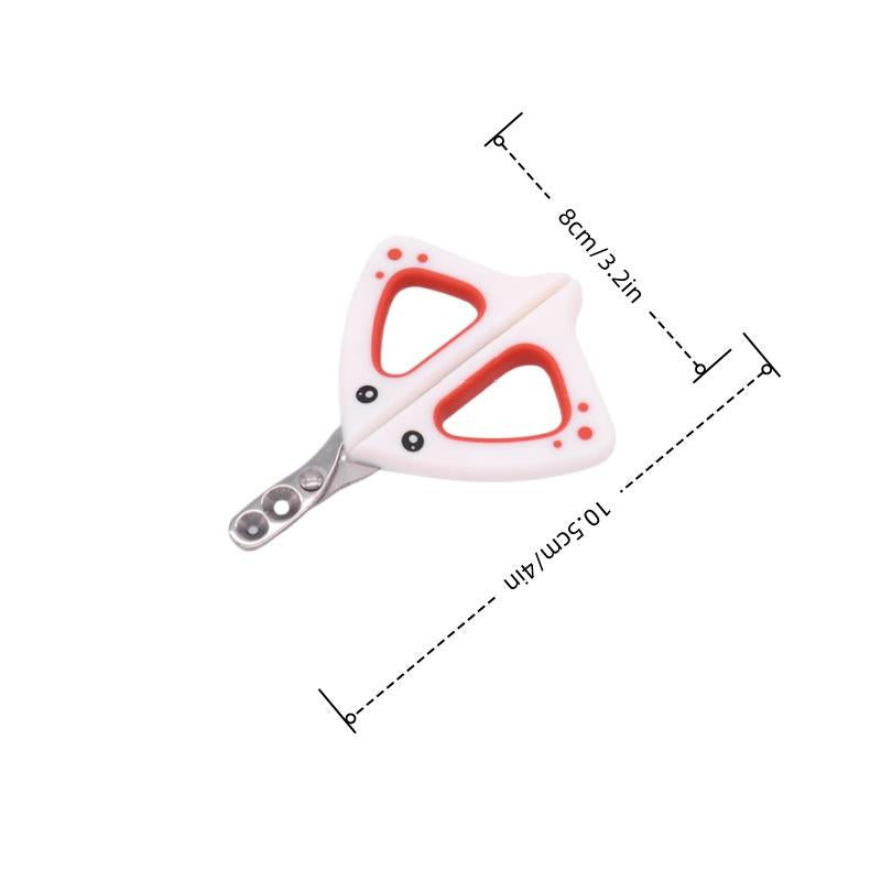Mini Metal Pet Nail Clippers for Cats & Dogs, Devil Fish Style Pet Grooming Trimmer, Durable Dog Cat Nail Clipper Tool