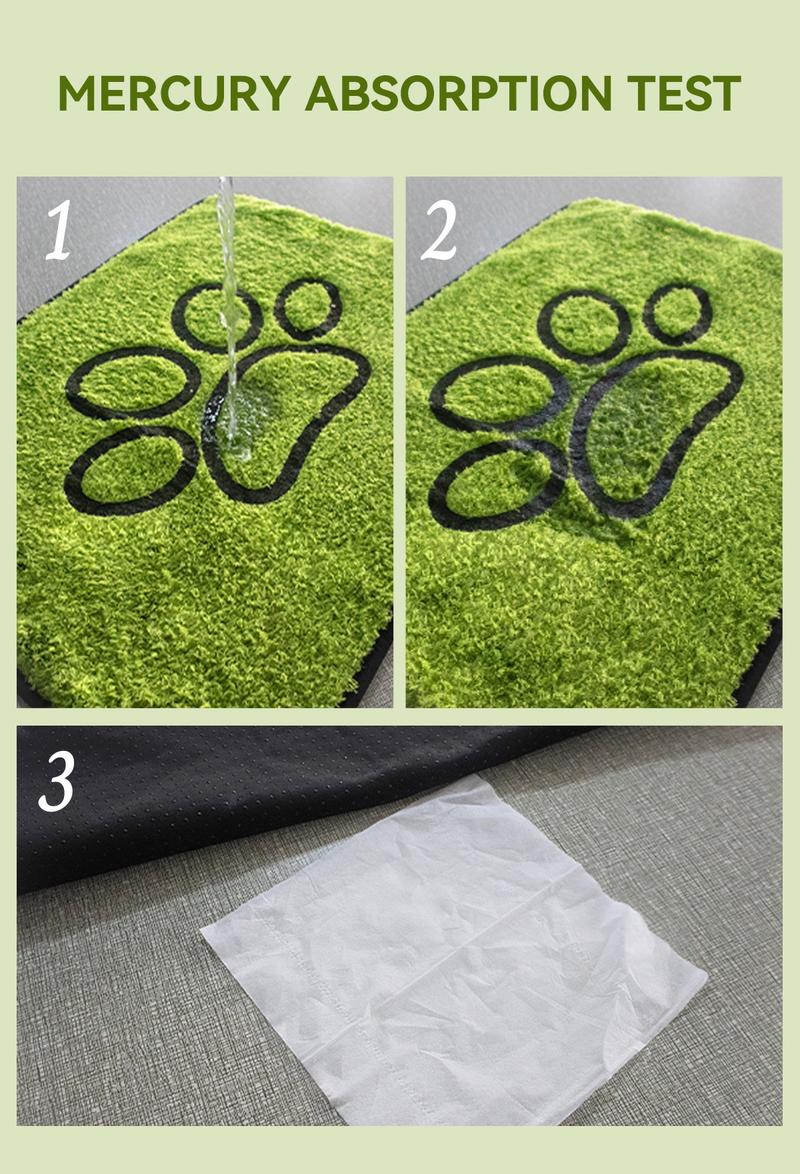 Waterproof Pet Mat, Quick-Dry Non-Slip Pad, Durable Cat Dog Bedding, Indoor Outdoor Use, Easy Clean, Suitable for Cats & Dogs