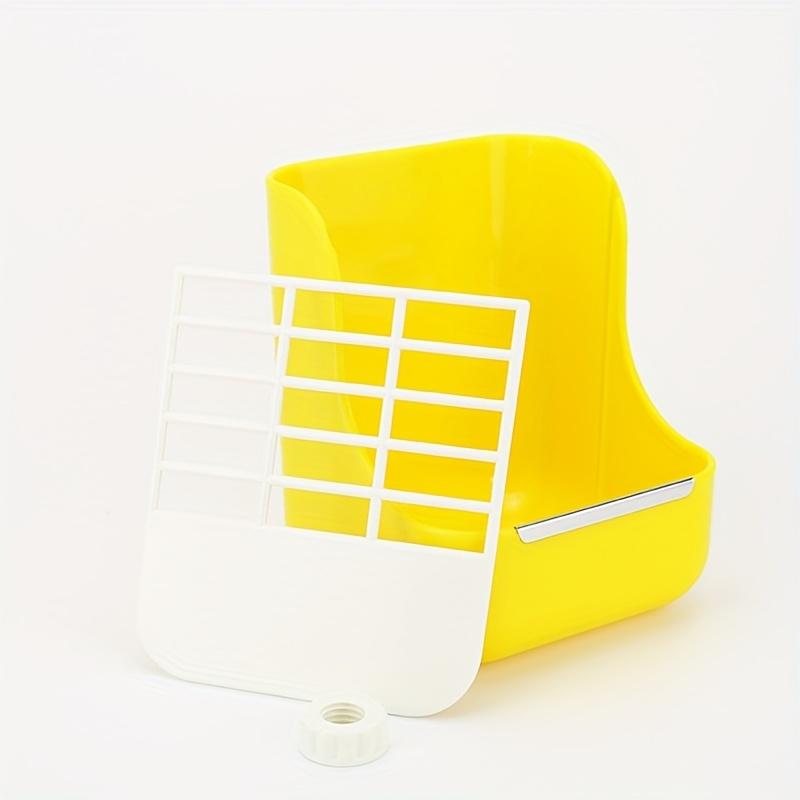 Ultimate Hay Feeder & Pet Hair Storage Set, Plastic Rabbit Hay Feeder for Small Pets Like Rabbits, Guinea Pigs, Chinchillas