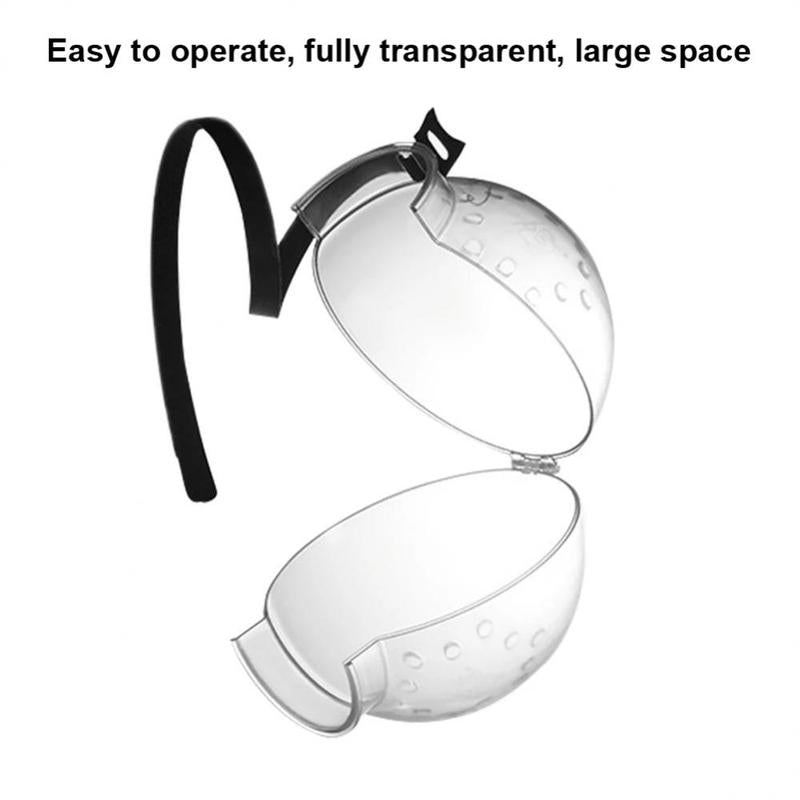 Pet Space Head Cover Anti-Bite Collar, Universal Elizabethan Collar for Cats & Dogs, Post-Surgery Breathable Protective Hood