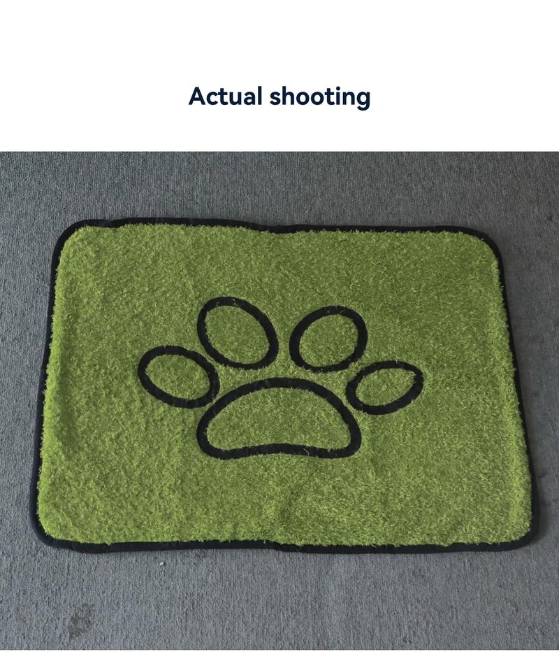 Waterproof Pet Mat, Quick-Dry Non-Slip Pad, Durable Cat Dog Bedding, Indoor Outdoor Use, Easy Clean, Suitable for Cats & Dogs