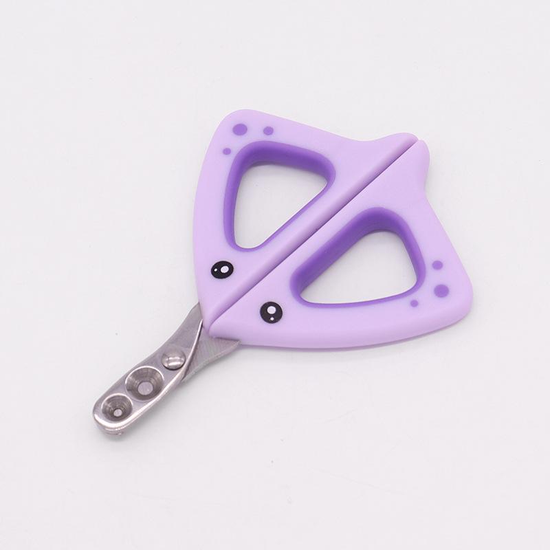 Mini Metal Pet Nail Clippers for Cats & Dogs, Devil Fish Style Pet Grooming Trimmer, Durable Dog Cat Nail Clipper Tool