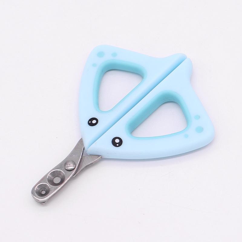 Mini Metal Pet Nail Clippers for Cats & Dogs, Devil Fish Style Pet Grooming Trimmer, Durable Dog Cat Nail Clipper Tool