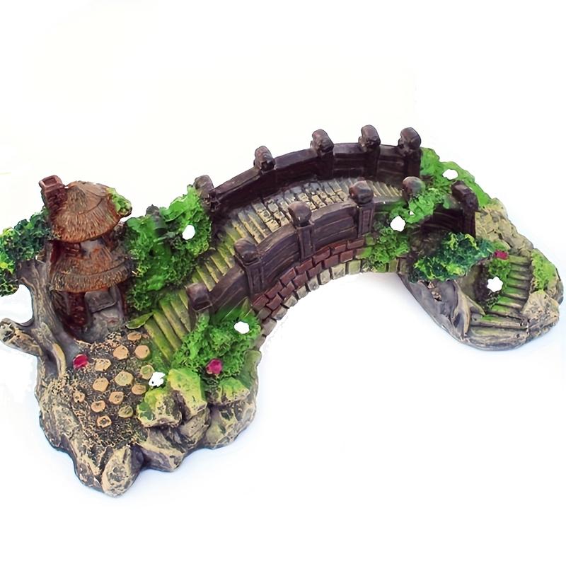 Resin Bridge Decoration, 1 Count Turtle Climbing Platform, Fish Tank Decoration, Aquarium Decoration, Pet Supplies, Fish & Aquatic Supplies