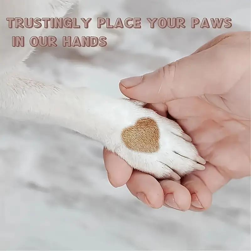Pet Nail Grinder Set, 1 Piece Main + 2 Replacement Pieces, Round Detachable Dog Paw Trimmer, Pet Claw Grinding Tool for Cats & Dogs