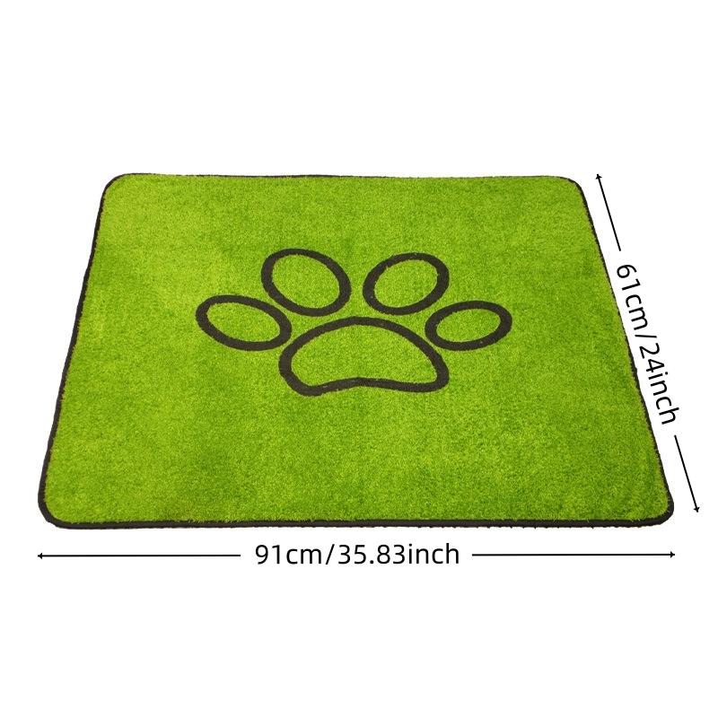 Waterproof Pet Mat, Quick-Dry Non-Slip Pad, Durable Cat Dog Bedding, Indoor Outdoor Use, Easy Clean, Suitable for Cats & Dogs