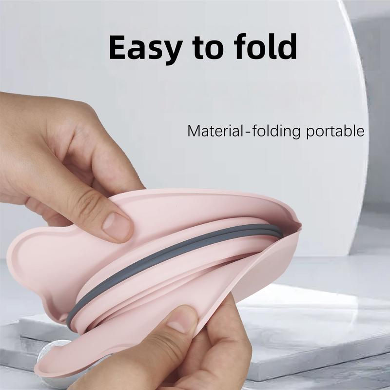Travel Outdoor Silicone Pet Folding Water Bowl, Portable Cat Dog Feeding Dish, Foldable Drinking Cup for Dogs & Cats