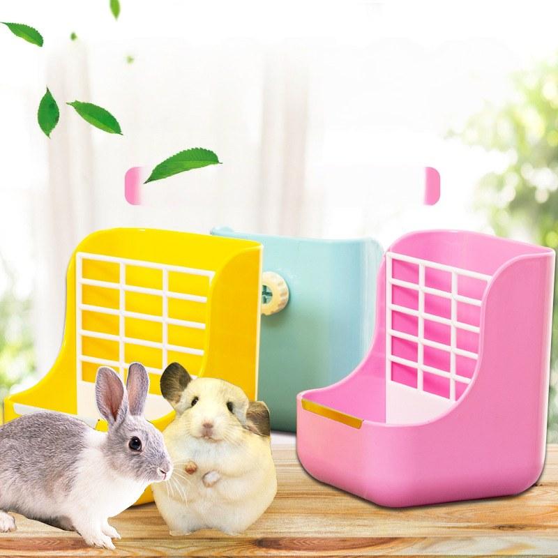 Ultimate Hay Feeder & Pet Hair Storage Set, Plastic Rabbit Hay Feeder for Small Pets Like Rabbits, Guinea Pigs, Chinchillas