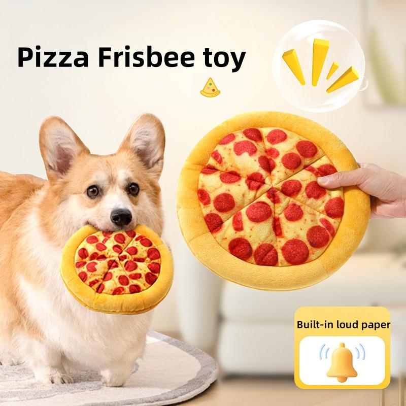 Pizza Design Pet Interactive Toy, Bite Resistant Chew Toys for Dogs, Dog Toys, Pet Indoor & Outdoor Playing Supplies
