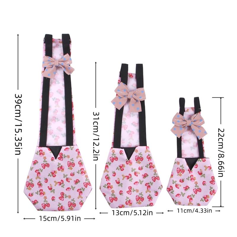 Reusable Washable Chicken Diapers with Bow Tie, Adjustable Waterproof Pet Diaper for Ducks Chickens Geese, Poultry Care Supplies