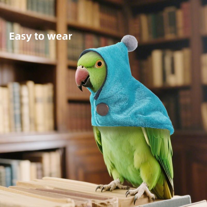 Parrot Poncho Cloak Winter Warm Bird Clothes, Thickened Warmth Outdoor Wear for Phoenix Parrots, Cozy Pet Clothing for Cold Weather