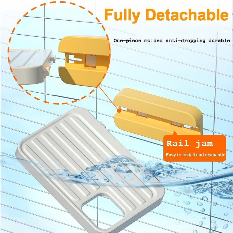 Two-In-One Parrot Perch Water Bowl Stand, Bird Cage Accessories, Hamster Jump Platform, Small Bird Ladder, Pet Supplies