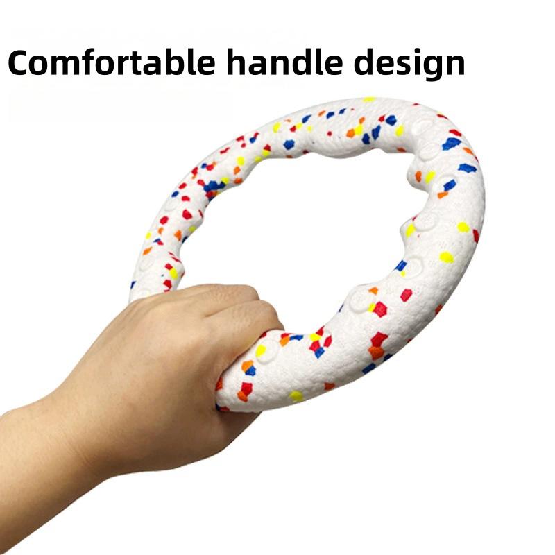 Pet Interactive Toy Set, Durable Chew Toys for Dogs, Elastic Ring & Suction Cup Rope, Fun Outdoor Activity Accessories
