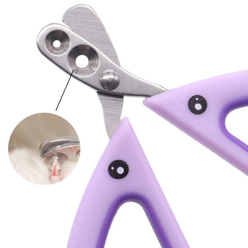Mini Metal Pet Nail Clippers for Cats & Dogs, Devil Fish Style Pet Grooming Trimmer, Durable Dog Cat Nail Clipper Tool