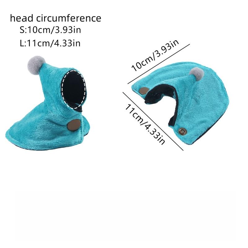 Parrot Poncho Cloak Winter Warm Bird Clothes, Thickened Warmth Outdoor Wear for Phoenix Parrots, Cozy Pet Clothing for Cold Weather