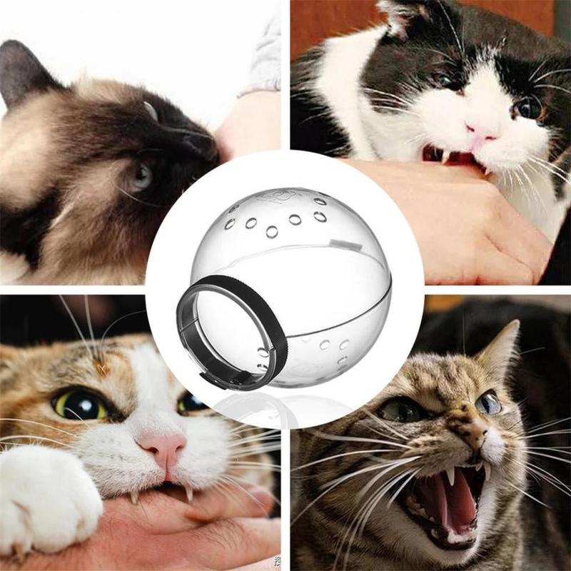 Pet Space Head Cover Anti-Bite Collar, Universal Elizabethan Collar for Cats & Dogs, Post-Surgery Breathable Protective Hood